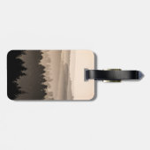Hazy Woodland Hills風景写真 ラゲッジタグ (裏面横)