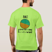 HBの悪い状態の態度 Tシャツ (裏面)