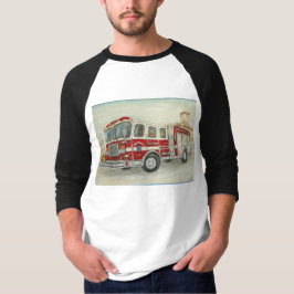 HBの普通消防車 Tシャツ