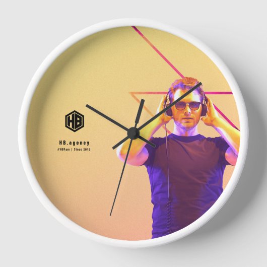 HBクロック – #HBFam 壁時計 (正面)