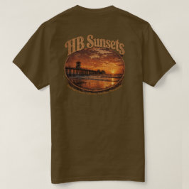 HBサンセットTシャツ(男性用) Tシャツ