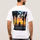 HBサーフ&サンセットTシャツ Tシャツ (裏面)