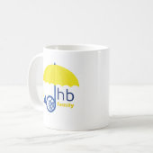 HB家族のマグ コーヒーマグカップ (正面左)