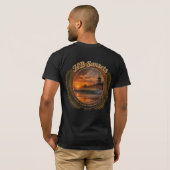 HB サンセットサーフシャツ Tシャツ (裏面フル)