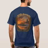 HB サンセットサーフTシャツ (男性用) Tシャツ (裏面)