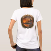 HB サンセット Tシャツ (女性用) (裏面)