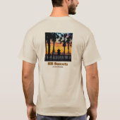 HB サンセットTシャツ (男性用) Tシャツ (裏面)