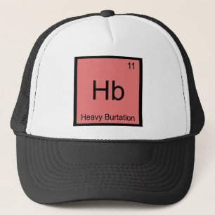 Hb -重いBurtation化学要素の記号のティー キャップ