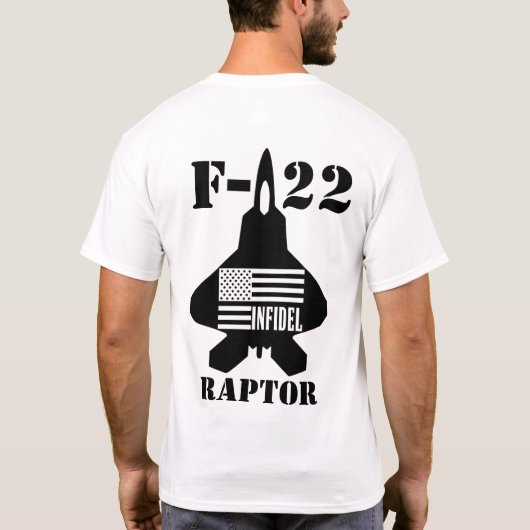 HB F-22の異端者 Tシャツ (裏面)