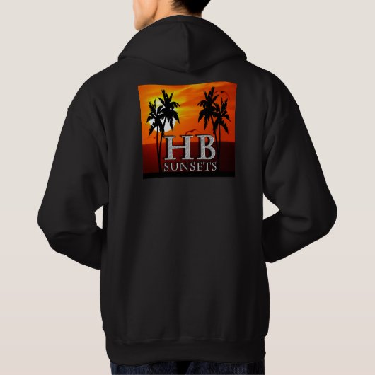 HB Sunsets : Facebook パーカ (裏面)