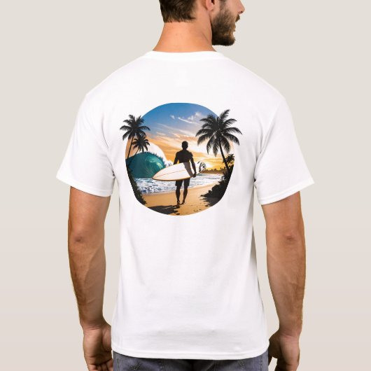 HB Surf & Sunsets T Shirts  Tシャツ (裏面)