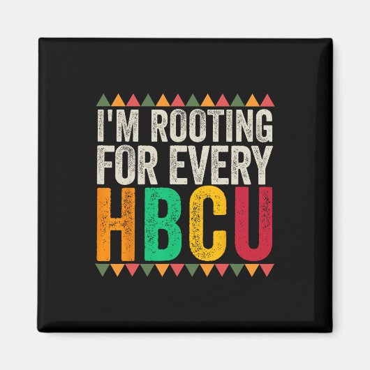 HBCUの卒業生全員を応援しています HBCU大学 マグネット (正面)