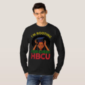 HBCUの卒業衣装のスタッドを応援している Tシャツ (正面フル)