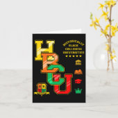 Hbcuアパレルヒストリカルブラックカレッジユニバーシティー カード (黄色い花)