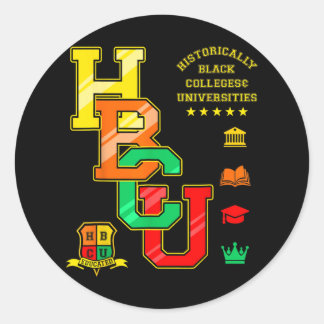 Hbcuアパレルヒストリカルブラックカレッジユニバーシティー ラウンドシール