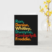 Hbcuブラックカレッジ卒業生ウィットリーレトロFor Wom カード (黄色い花)