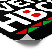 Hbcuブラックヒストリプライドヒストリカルブラックカレッジ ポスター (角)