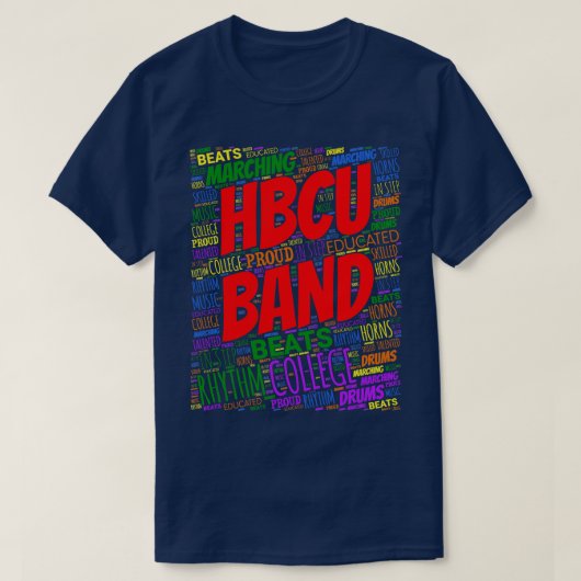 HBCUマーチングバンド Tシャツ (デザイン正面)