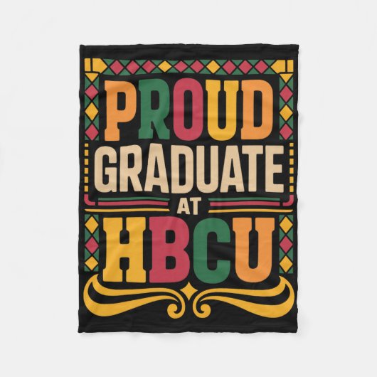HBCU卒業式 ジューンティーンス 学校 歴史的HBCU フリースブランケット (正面)