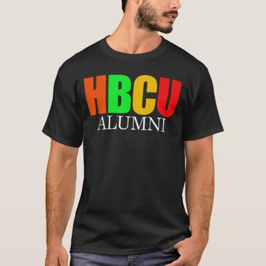 HBCU卒業生の歴史ある黒人大学 Tシャツ (正面)