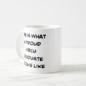 hbcu卒業生素晴らし、 コーヒーマグカップ (正面左)