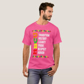 HBCU女子歴史黒大学 Tシャツ (正面フル)