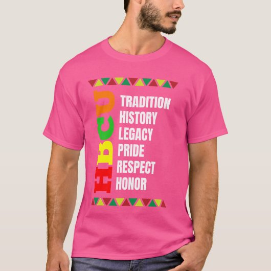 HBCU女子歴史黒大学 Tシャツ (正面)