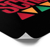 HBCU学校物質ヴィンテージ ポスター (角)