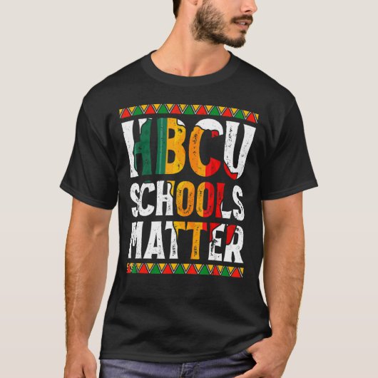 Hbcu学校Matter歴史的なブラックスクールガール Tシャツ (正面)