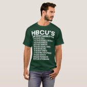 HBCU成功の統計HBCUアラムHBCUプライド Tシャツ (正面フル)