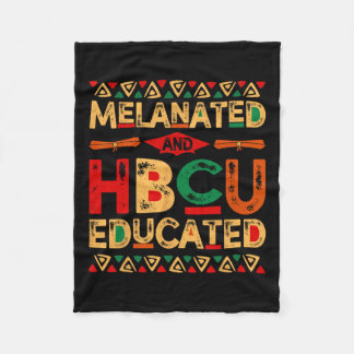 Hbcu教育を受けたアフリカプライドブラック・ヒストリー月 フリースブランケット