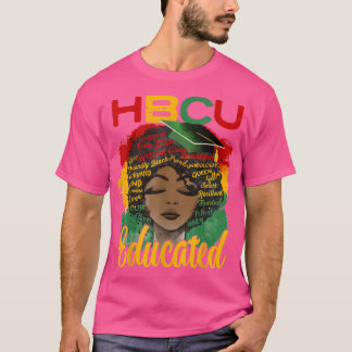 HBCU教育を受けた大学院の歴史ブラック・カレッジAl Tシャツ