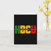 Hbcu歴史的に黒い大学の大学グラード カード (黄色い花)