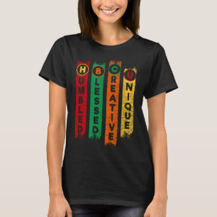 Hbcu腐植賛美クリエイティブブユニークラック Tシャツ