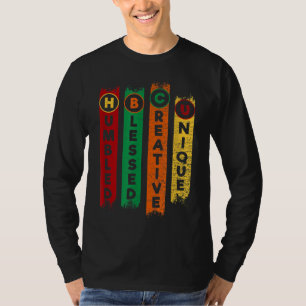 HBCU腐植賛美クリエイティブブユニークラック Tシャツ
