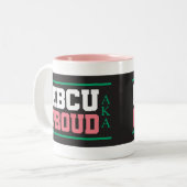 HBCU誇りを持った MUG AKA ツートーンマグカップ (正面左)