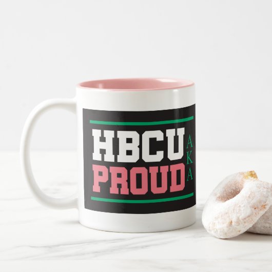 HBCU誇りを持った MUG AKA ツートーンマグカップ (ドーナツ)