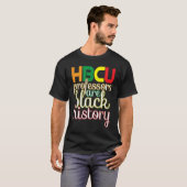 HBCU黒教育ブラックエデュケータズマートエクアリ Tシャツ (正面フル)