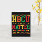 HBCU ブラックカレッジ スクール問題 アフリカ系アメリカ人 カード (黄色い花)