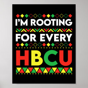 HBCU ブラックヒストリー月間 みんなの応援団 HBCU ポスター