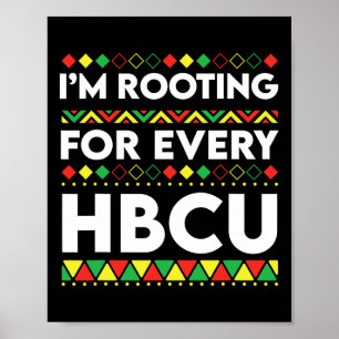 HBCU ブラックヒストリー月間 みんなのHBCUを応援 ポスター