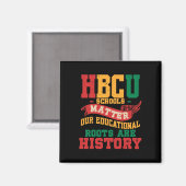 HBCU 黒人大学の課題 アフリカ系アメリカ人 マグネット (正面/裏面)