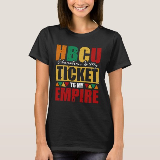 HBCU Apparel Historical Black College HBCU 4 Tシャツ (正面)