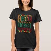 HBCU Apparel Historical Black College HBCU 5 Tシャツ (正面)
