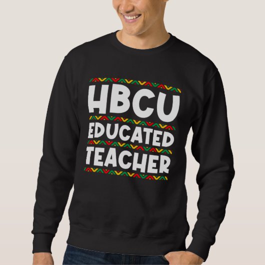 HBCU Apparel Historical Black College HBCU Educate スウェットシャツ (正面)