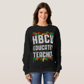 HBCU Apparel Historical Black College HBCU Educate スウェットシャツ (正面フル)