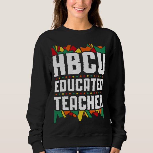 HBCU Apparel Historical Black College HBCU Educate スウェットシャツ (正面)