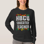 HBCU Apparel Historical Black College HBCU Educate Tシャツ (正面)