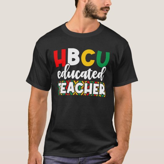 HBCU Apparel Historical Black College HBCU Educate Tシャツ (正面)