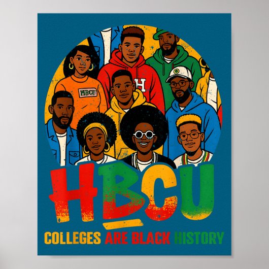 Hbcu Colleges Are Black History African American M ポスター (正面)